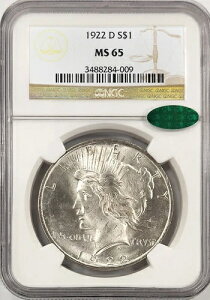 1922-D 1h NGC MS65 CAC