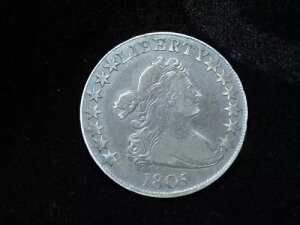 1805�N 50�Z���g �h���[�v�o�X�g �V���o�[�n�[�t�h�� - O-109a - VF