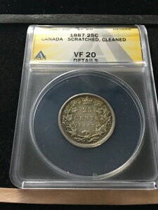 1887�N ANACS �O���[�h �J�i�_ 25 �Z���g�d��**VF-20 ������ / �N���[�j���O�ς�**