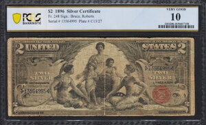 Fr.248 1896N p 2h PCGS ɗǂ 10