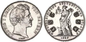 oCG 2 ^[[ 1837 Geschichtsdoppeltaler M?nzvereinigung vz+ 114976