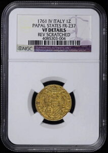 1761 IV �C�^���A ���c�� ���� 1Z �[�b�L�[�m NGC VF �ڍ� �N�������X13�� KM# 999