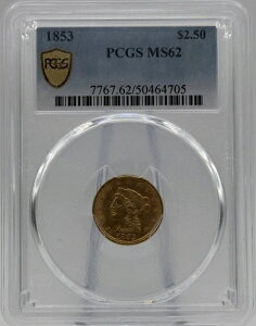 1853N 2.50h oeBwbhNH[^[C[O PCGS MS62