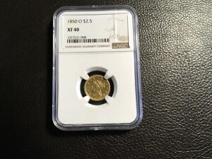 1850-O 2 1/2 oeB NGC Xf 40