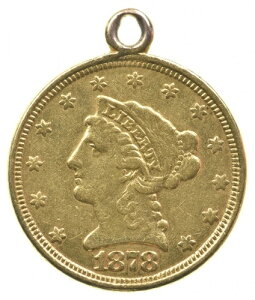 1878�N 2.50�h�� ���o�e�B�w�b�h �S�[���h �N�H�[�^�[�C�[�O�� ���u�g�[�N���y���_���g *6623