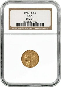 1927N 2.50h CfBAwbhNH[^[C[OS[h NGC MS61 GSA ʃRC