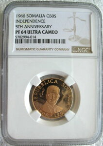 \}A 1966N  50VO NGC PF-64 Ult.Cameo Ɨ5NLO