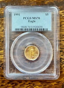1991N- 5h݃AJC[O / SOL PCGS MS70