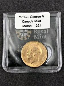 1911C ジョージ5世 金ソブリン金貨 - カナダ造幣局