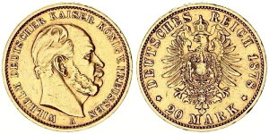 �v���C�Z�� 20 �}�[�N 1878 a ���B���w���� I. �S�[���h VF-XF 125046-