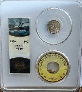 SSZgAJjD 1850N ȃoeB_C PCGS VF30 S[hs`t