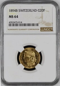 XCXA 20 t 1894 B - NGC MS 64 - ǂtA1
