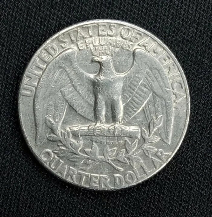 楽天市場】1974年ワシントン25セント硬貨（流通、ミントマークなし 