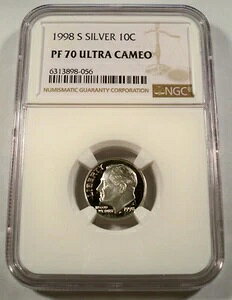 1998-S 10Zg Vo[ NGC PF70UCAM v[t [Yxg _C EgJI PR 70 DC