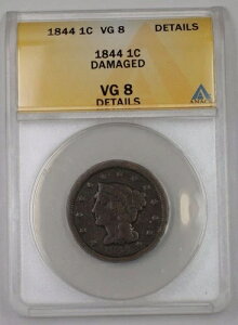 1844N AJ ҂ݍ݃wA [WZg 1ZgRC ANACS VG-8 ڍהj