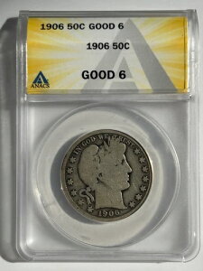 1906�N P �o�[�o�[ �V���o�[ �n�[�t�h�� ANACS G6