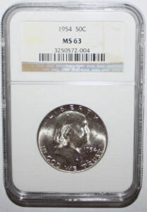 S3 - AJ tN n[t 50 Zg 1954 NGC MS63 uAg AN Vo[ RC