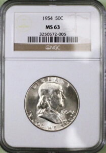 S12 -AJO tNn[t 50Zg 1954N NGC MS63 uAgAuAg - 