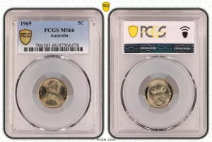 I[XgA 1969N 5Zg 5Zgd PCGS MS66 #6478