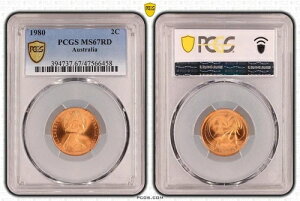 I[XgA 1980N 2Zg 2Zgd PCGS MS67RD #6458