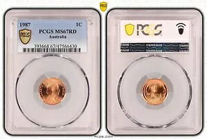 I[XgA 1987N 1Zg 1Zgd PCGS MS67RD #6430
