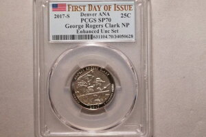 2017�N-SGEORGE ROGERS CLARK NP �N�H�[�^�[�O���[�h PCGS PR70DCAM FDOI �f���o�[ ANA