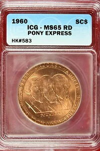 1960 ICG MS65 ���b�h �|�j�[�G�N�X�v���X �g�[�N�� HK#583!! #E3620