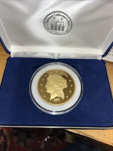 1877年 50ドル ハーフユニオンプルーフ金貨 金メッキ ナショナルコレクターズミント 希少