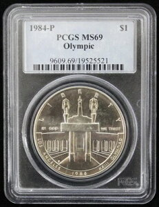 1984-P AJO 1h IsbNLO - PCGS MS69