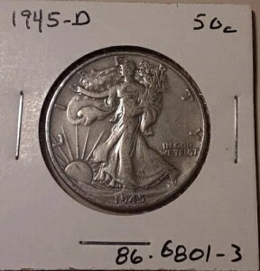 1945-D �E�H�[�L���O�E���o�e�B�E�n�[�t�h�� �f���o�[�~���g US 50�Z���g 90%��� (#86-6801-3)