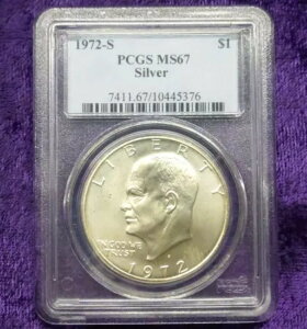 1972 S PCGS MS 67 AC[n[ Vo[ $1AVo[hAA|11L Rev