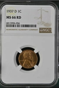 1937-D 1C RD J[ 1Zg NGC MS66RD 6813996-056
