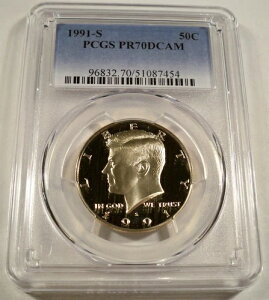 1991-S 50Zg PCGS PR70DCAM PlfB n[t_[ Nbhv[t fB[vJI PR 70 DC