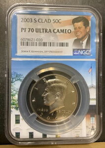 NGC PF70 PR70 2003-S �P�l�f�B �n�[�t 50�Z���g �E���g���J���I �p�[�t�F�N�g UCAM PR70UC PF70UC c7
