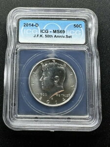 2014 D Vo[ PlfB 50Zg 50NLOZbg ICG MS69 ᒒ
