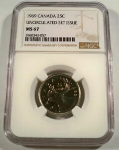 1969N Ji_ 25Zg NGC MS 67 NH[^[ MS67