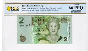 �t�B�W�[ 2007�N 2�h�� PCGS ���� UNC Gem 66 PPQ Pick 109a