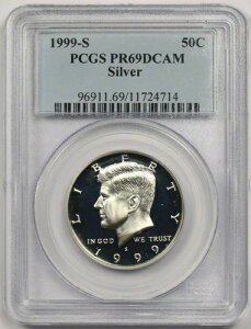 1999-S PlfB݃n[t_[ 50Zg v[t PR 69 DCAM PCGS