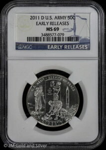2011-D 50Zg AJRLOn[th NGC MS 69 | [X