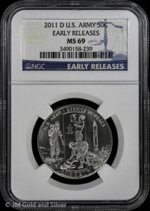 2011-D 50Zg AJRLOn[th NGC MS 69 | [X