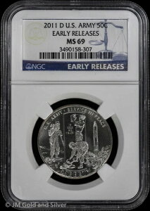 2011-D 50Zg AJRLOn[th NGC MS 69 | [X