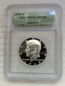 1969-S PlfB n[t_[ 40% Vo[ v[t ICG PR69 DCAM 50Zg TtVXR