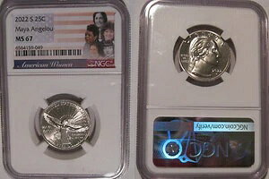 2022NS }EAWFE 25Zg NGC MS 67 AJlNH[^[