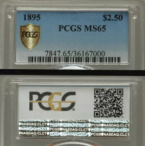 1895N PCGS MS65 s6,000A1895Nȍ~ŒzI 6,002h-CU 2.50h S[hNH[^[C[O