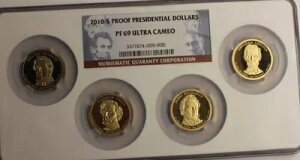 2010-S NGC PF69 UCAM - �v���W�f���č������� �v���[�t �R�C�� 4 �� - �E���g�� �J���I - �R�C�� 4 ���Z�b�g!