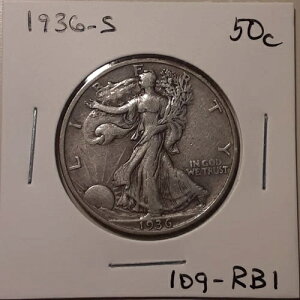 1936-S TtVXRǔs č50Zgd 90% EH[LOEoeBEn[th (#109-RB1)