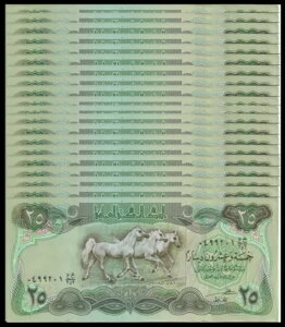 Vi CN 25fBi[ XCX vg 1982N P 72 UNC ArAn x 20