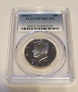 PCGS �O���[�h 2004-S �P�l�f�B �n�[�t �_���[ PR70DCAM - ����!
