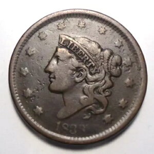 Fine/Fine+ �f���炵�� 1838 �N Coronet �č���^ 1 �Z���g �y�j�[ & COMBINE!