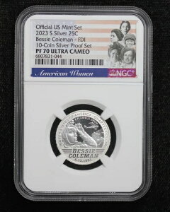 2023-S �V���o�[ �v���[�t �x�b�V�[�E�R�[���}�� �N�H�[�^�[ NGC PF70 �E���g���J���I 582A